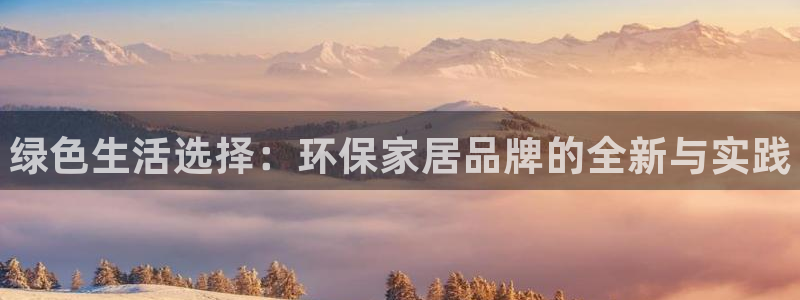 杏耀平台代理登录网址查询：绿色生活选择：环保家居品牌的全新与