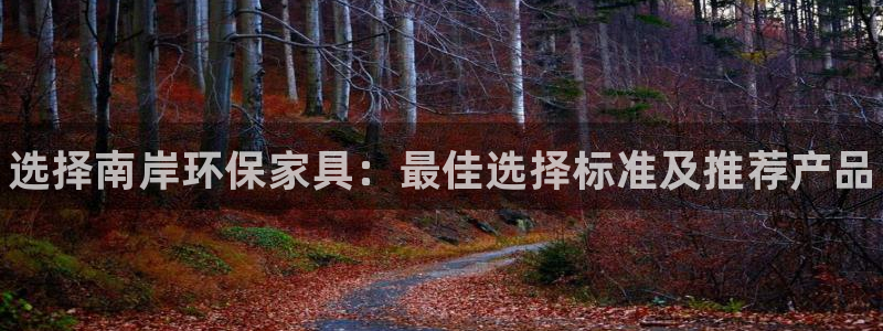 杏耀平台官网登录：选择南岸环保家具：最佳选择标准及推荐产品